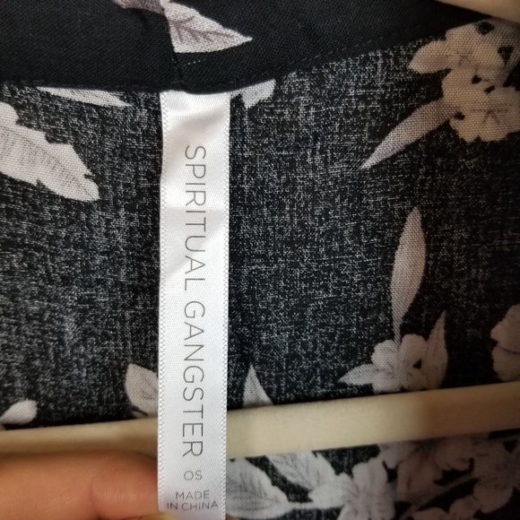 Spiritual Gangster Womens OS Kimono Top Cardigan F - Picture 6 of 8
